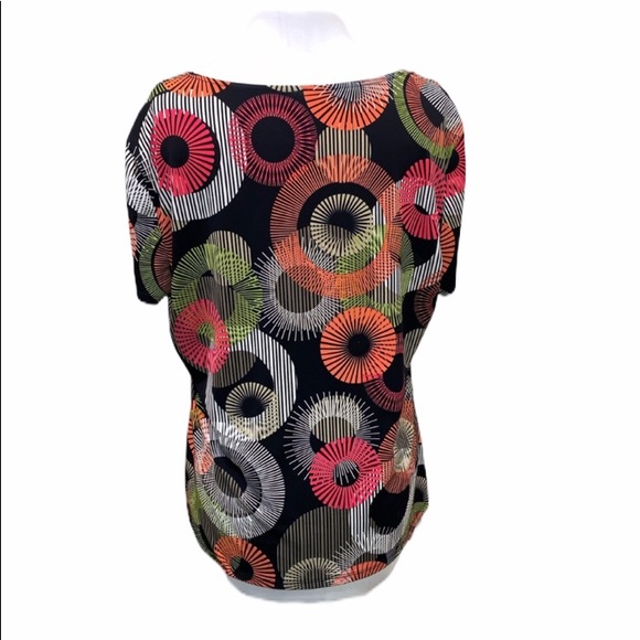 🐞East 5th Spirograph Pattern Blouse XLG EUC - Picture 3 of 6